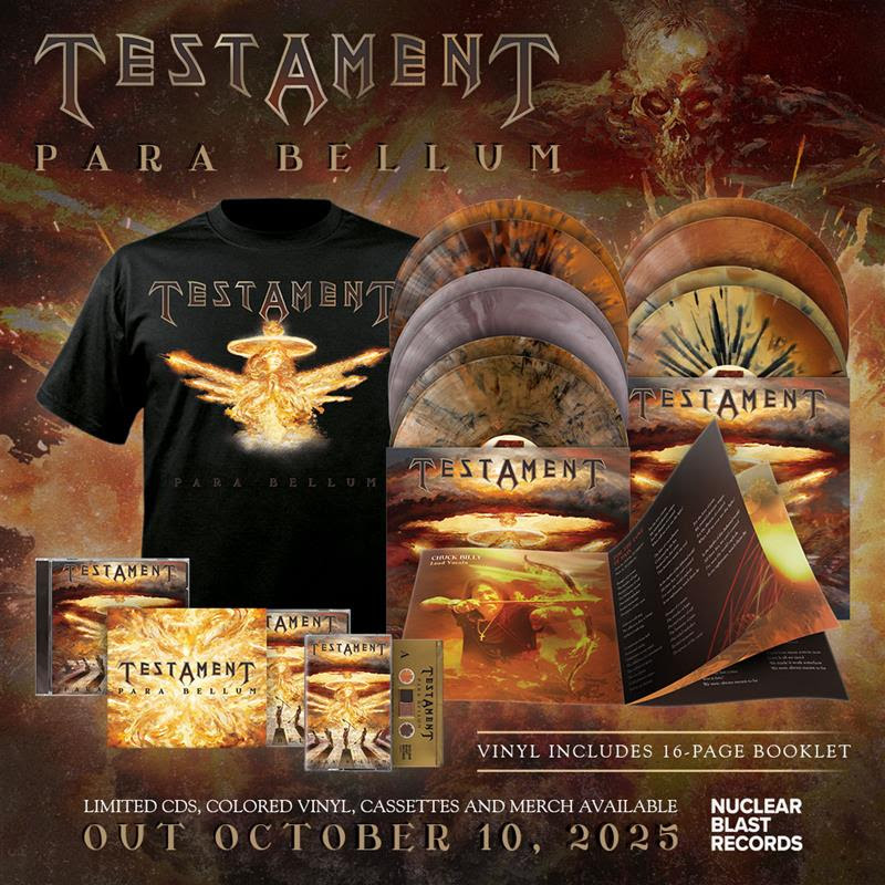 Testament ANNOUNCE NEW ALBUMPARA BELLUM – ROCKBRARY