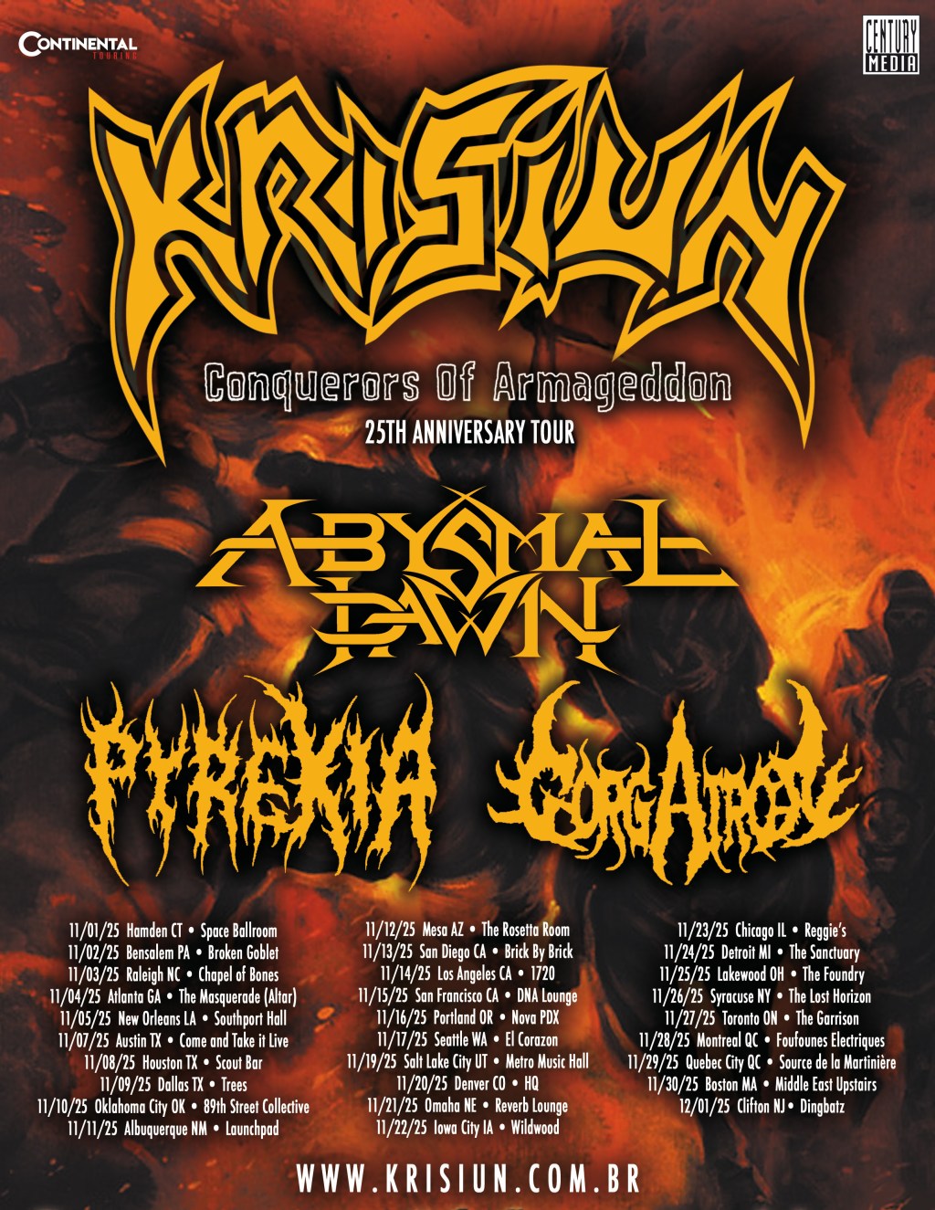 Abysmal Dawn to Coheadline With&nbsp;Kisiun
